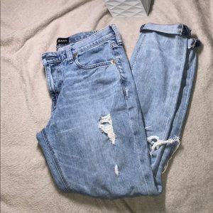 EXPRESS Girlfriend Distressed Jeans Size 2